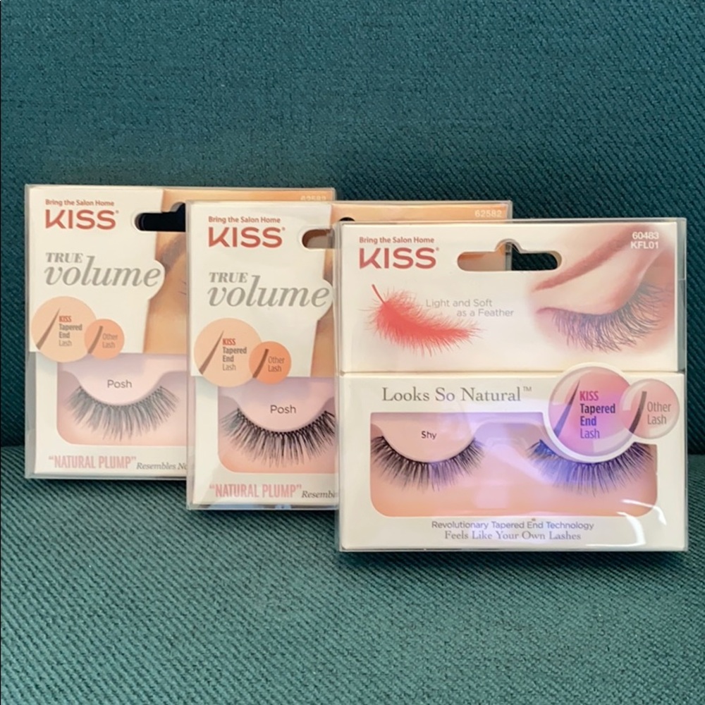 Set of 3 Kiss Eyelashes Posh & Shy